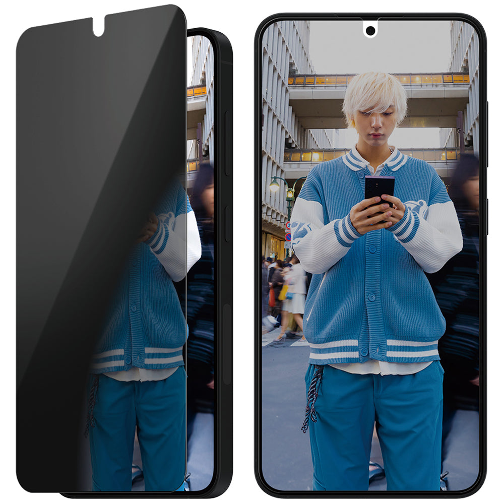 Gehärtetes Glas für Galaxy S25, PanzerGlass Ultra-Wide Fit Privacy, privatisieren