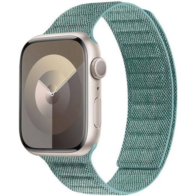 Armband Crong Melange für Apple Watch 42/44/45/49, Türkisfarben