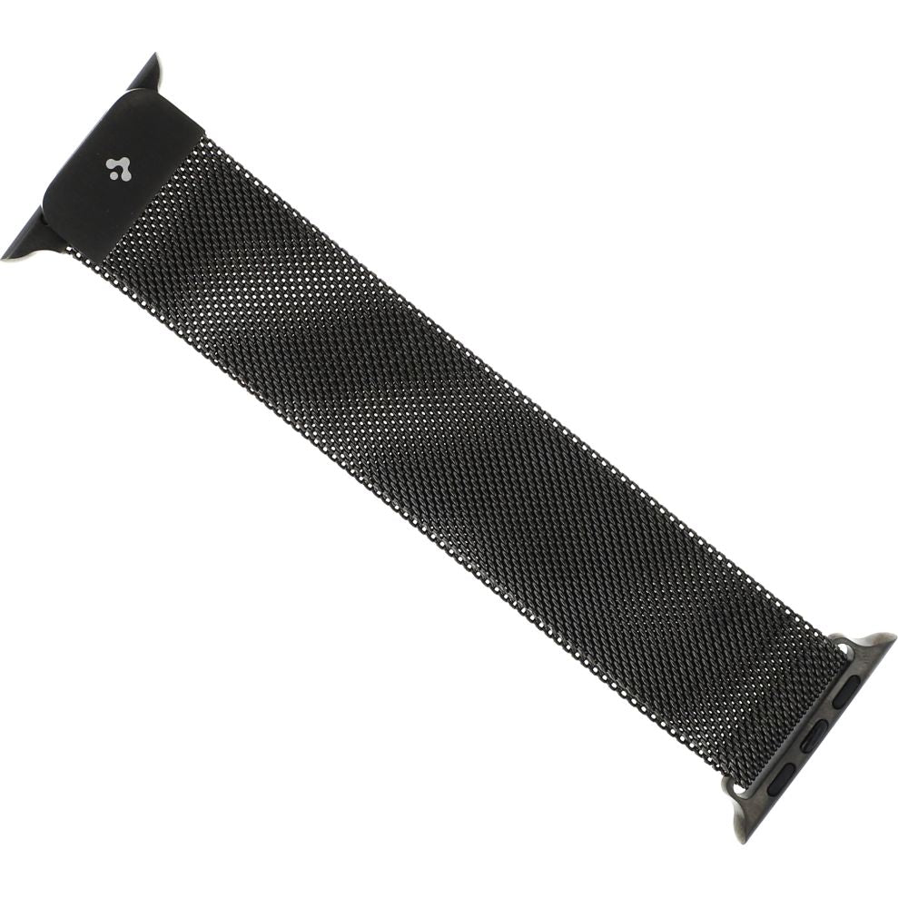 Armband für Apple Watch 49/46/45/44 mm, Spigen Metal Fit, Graphitgrau