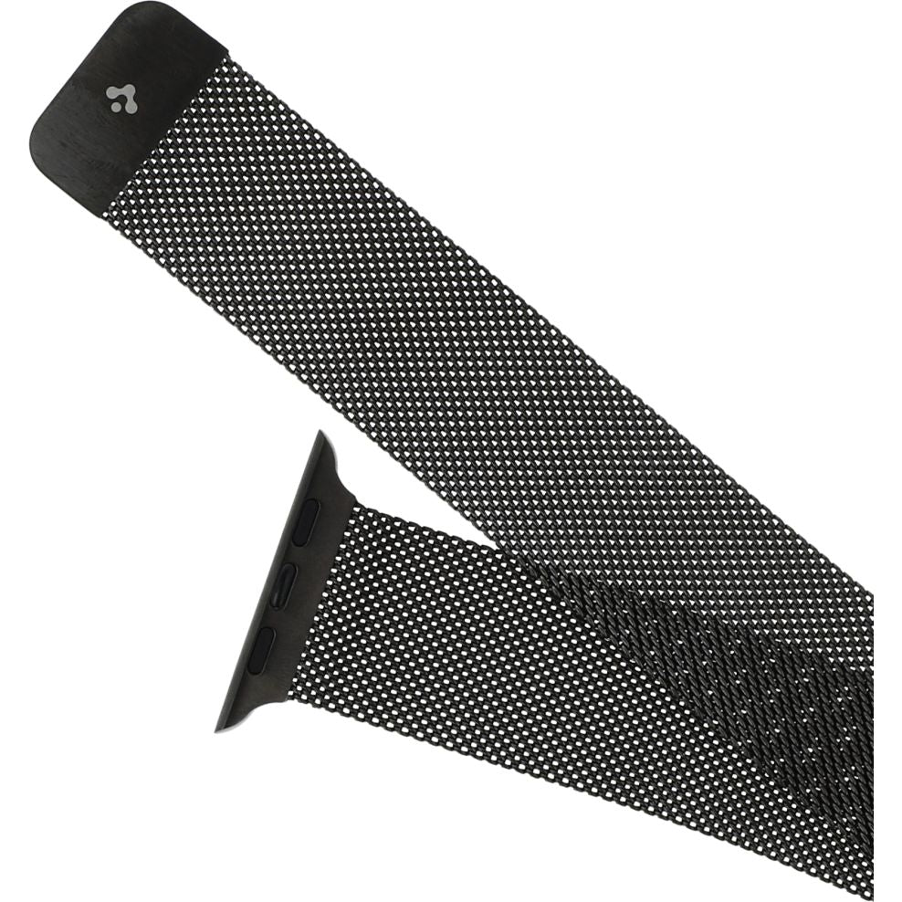 Armband für Apple Watch 49/46/45/44 mm, Spigen Metal Fit, Graphitgrau