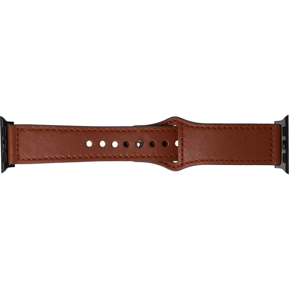 Armband Tech Protect Leatherfit für Apple Watch 41/40/38 mm, Braun