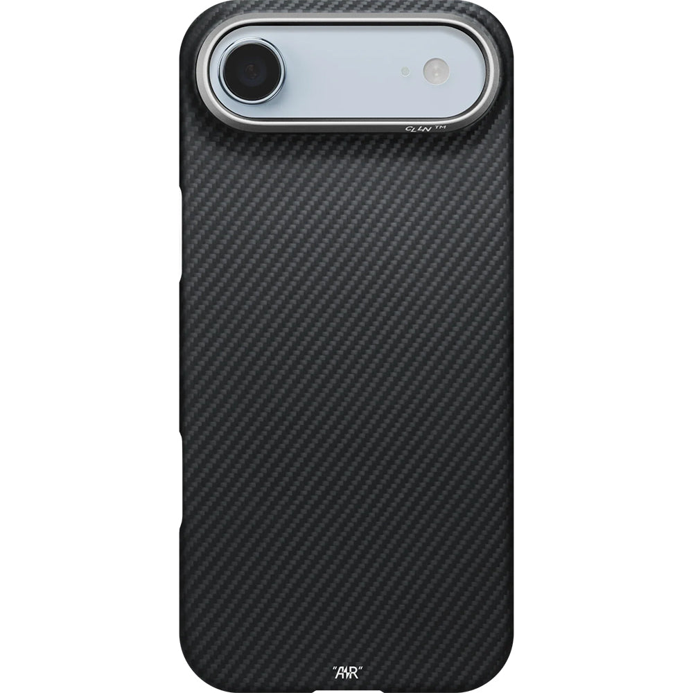 Aramid Handyhülle für iPhone Air, PITAKA Ultra-Slim Case mit MagSafe, Schwarz mit Kevlar