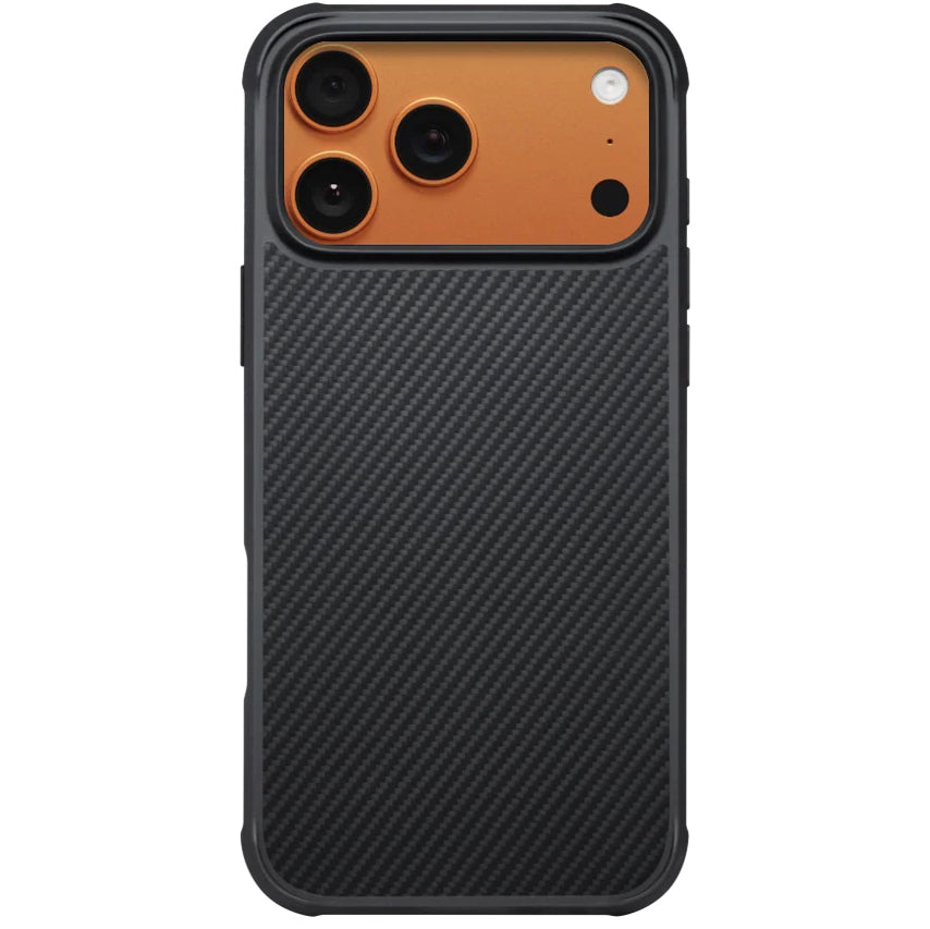 Aramid Handyhülle für iPhone 17 Pro, PITAKA Aramid ProGuard Case mit MagSafe, Schwarz