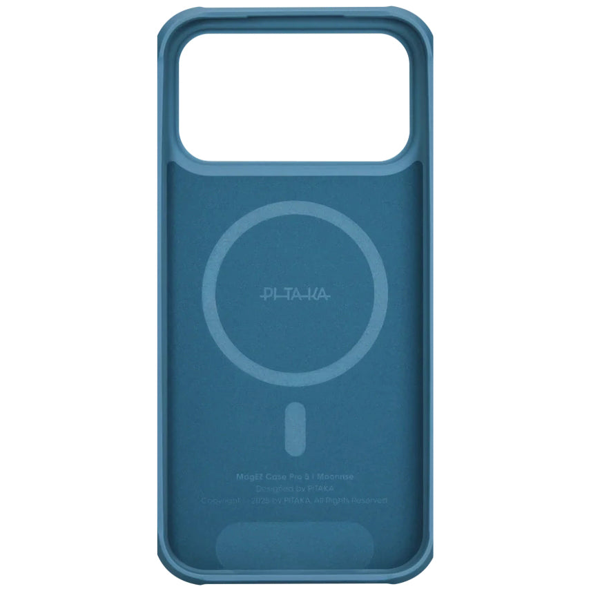 Aramid Handyhülle für iPhone 17 Pro, PITAKA Aramid ProGuard Case mit MagSafe, Blau ombre