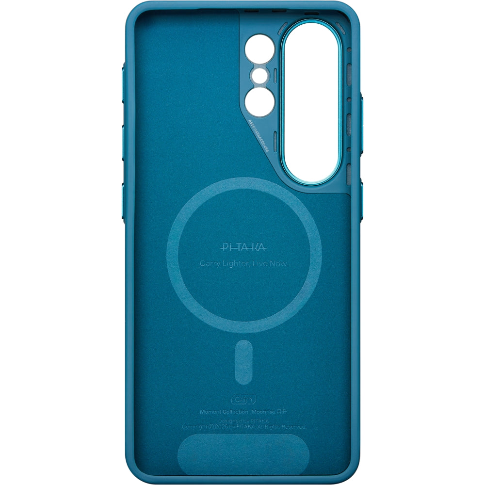Aramid Handyhülle für Galaxy S26 Ultra, PITAKA Cairn Case mit MagSafe, Blau-schwarz