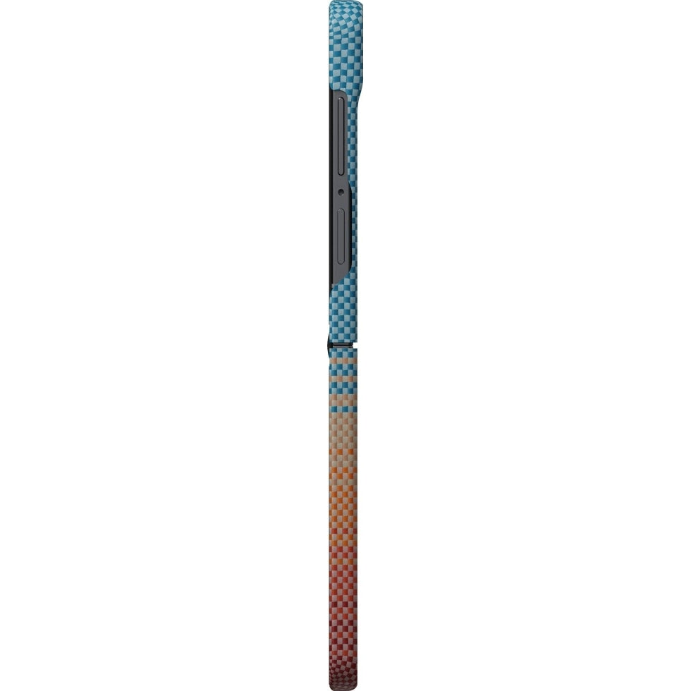 Aramid Handyhülle für Galaxy Z Flip8, PITAKA Edge Case mit MagSafe, Orange