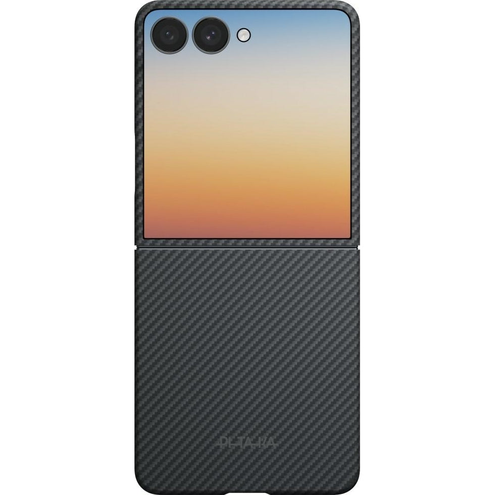 Aramid Handyhülle für Galaxy Z Flip8, PITAKA Edge Case mit MagSafe, Grau
