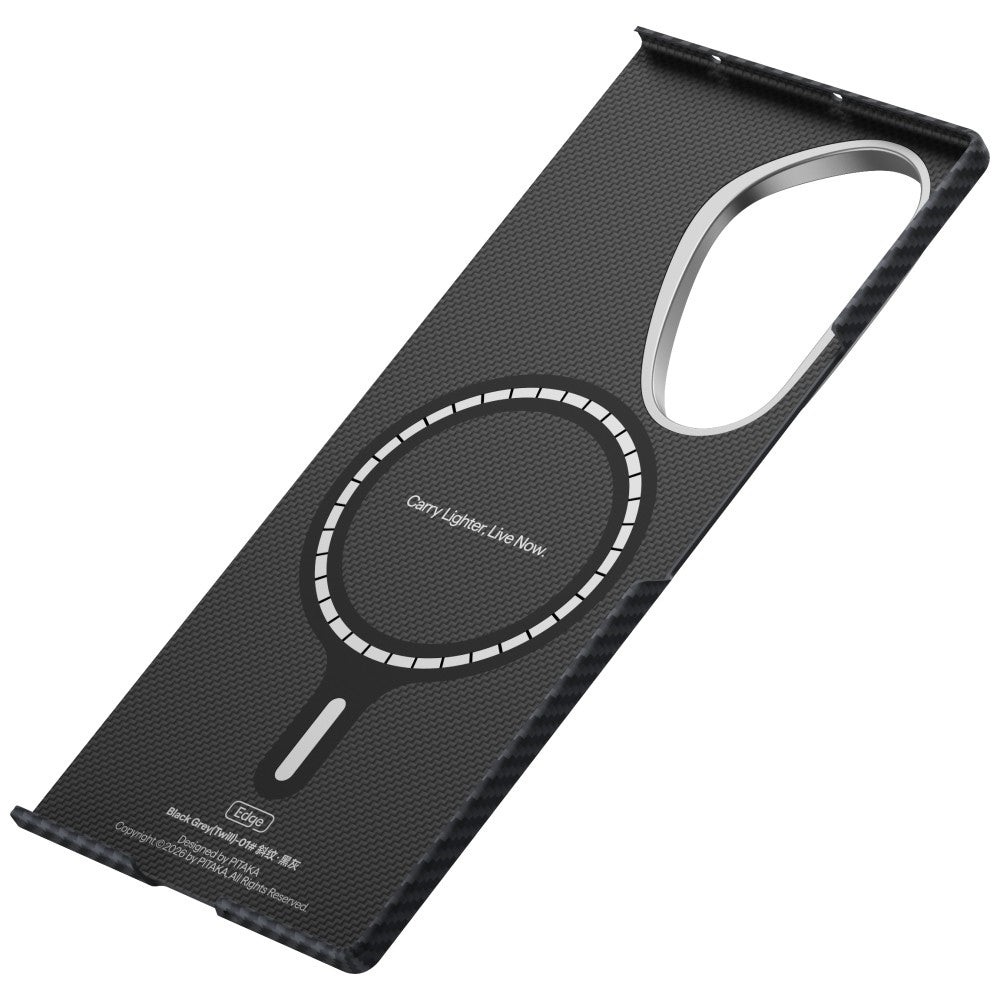 Aramid Handyhülle für Galaxy Z Fold8 Ultra, PITAKA Edge Case mit MagSafe, Grau