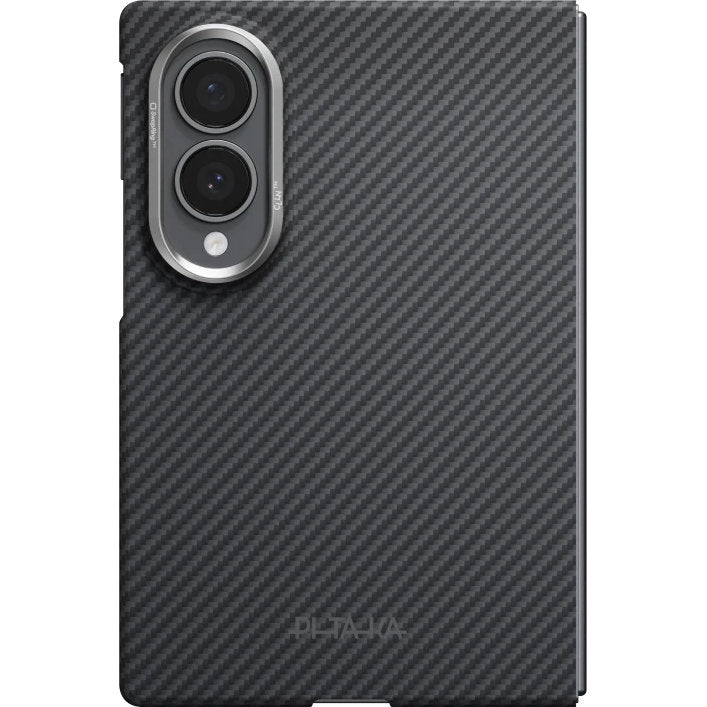 Aramid Handyhülle für Galaxy Z Fold8, PITAKA Edge Case mit MagSafe, Schwarz und Grau mit Kevlar (2/10)
