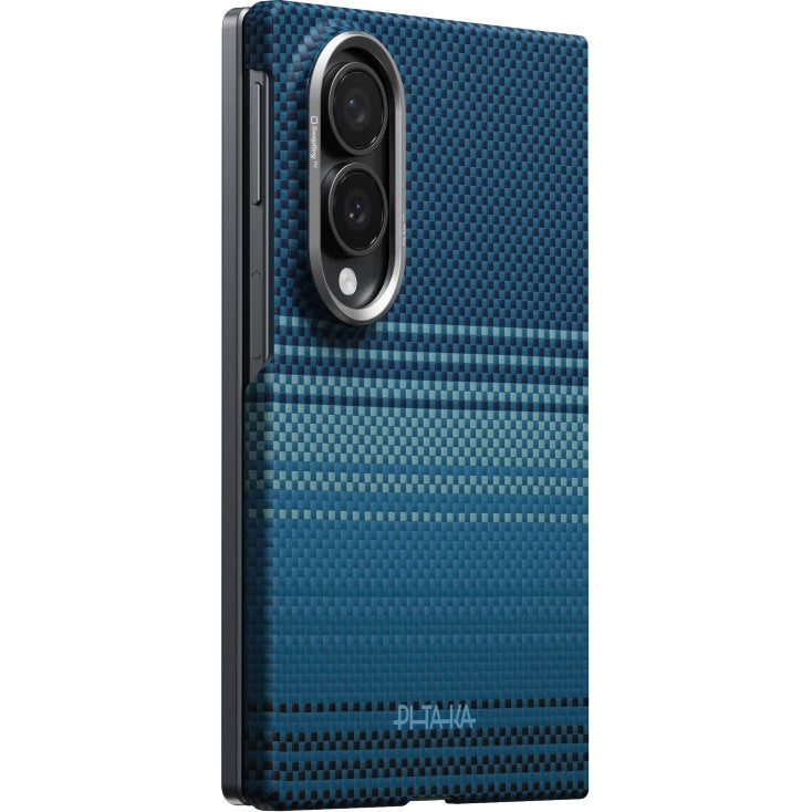 Aramid Handyhülle für Galaxy Z Fold8, PITAKA Edge Case mit MagSafe, Blau mit Kevlar (3/10)