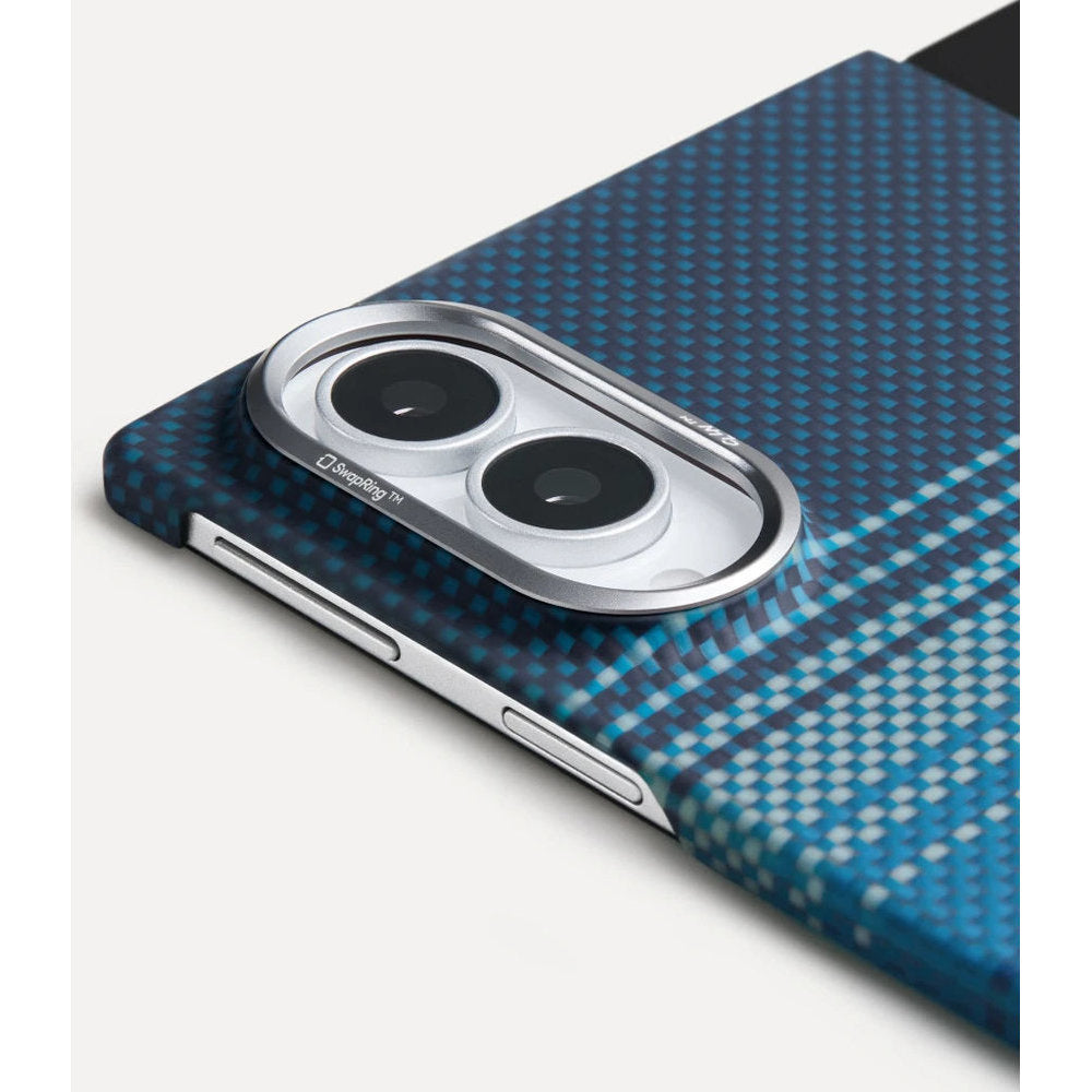 Aramid Handyhülle für Galaxy Z Fold8, PITAKA Edge Case mit MagSafe, Blau mit Kevlar (8/10)