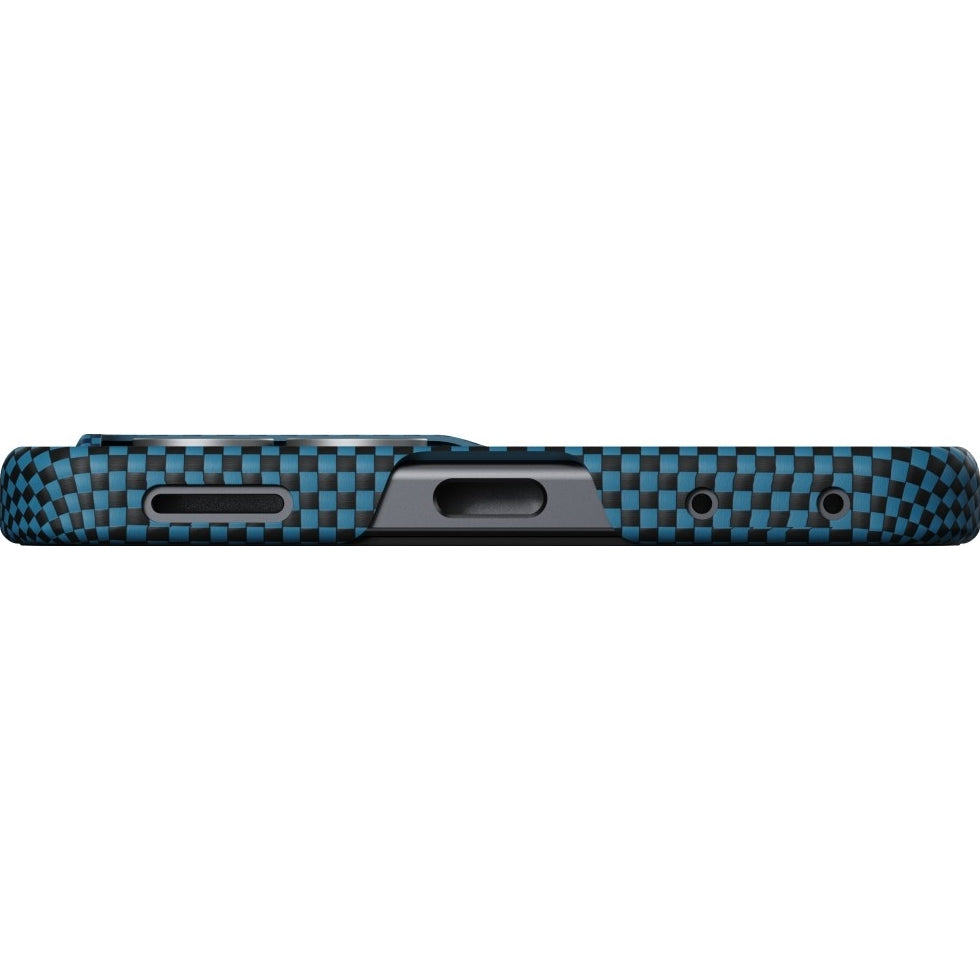 Aramid Handyhülle für Galaxy Z Flip8, PITAKA Edge Case mit MagSafe, Blau
