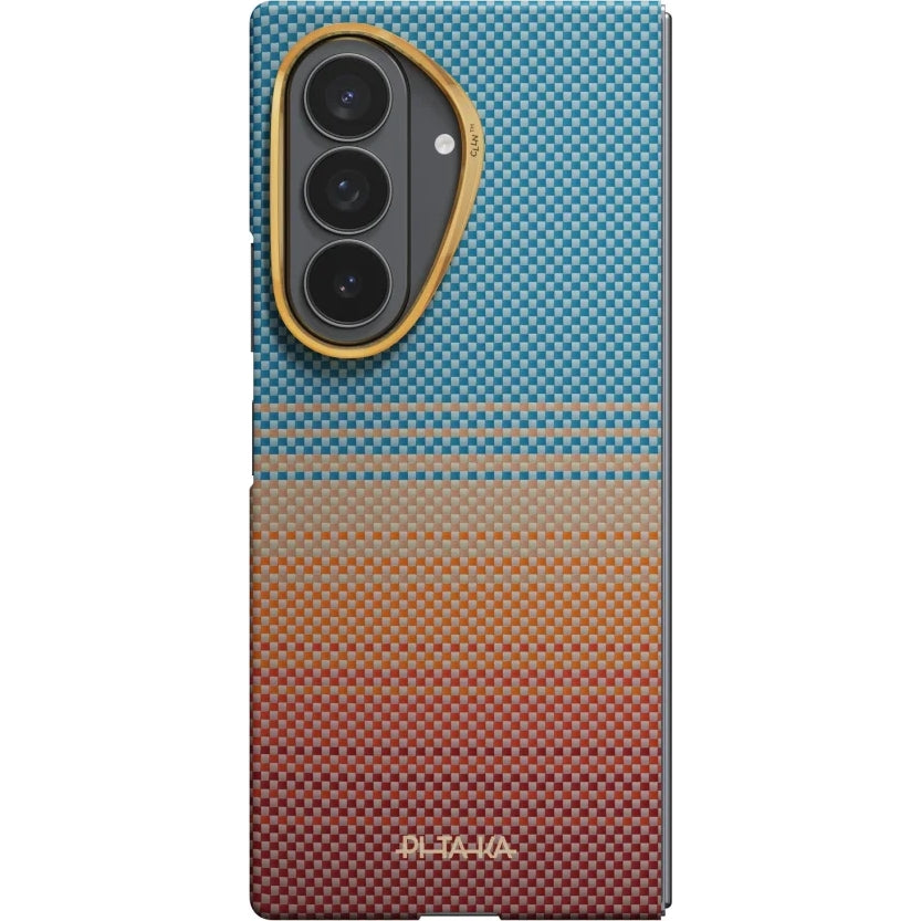 Aramid Handyhülle für Galaxy Z Fold8 Ultra, PITAKA Edge Case mit MagSafe, Orange