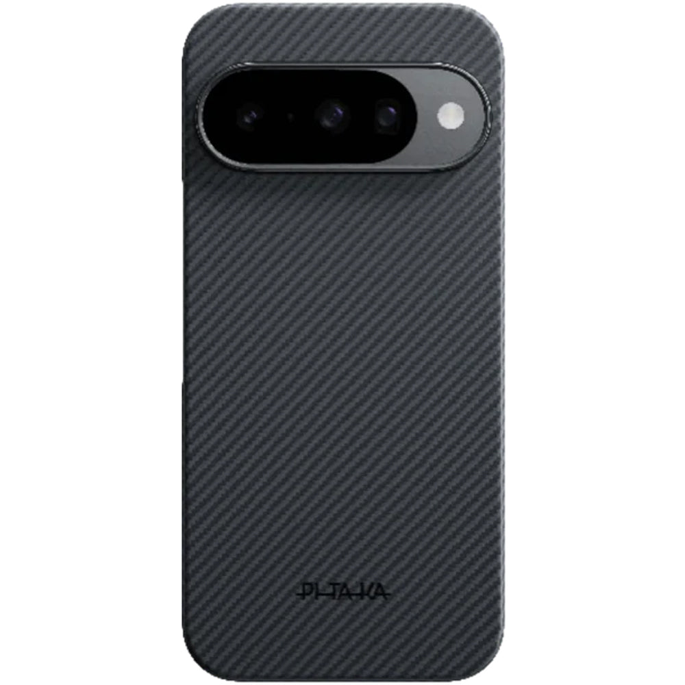 Aramid Handyhülle für Google Pixel 10, PITAKA Ultra-Slim Case mit MagSafe, Schwarz