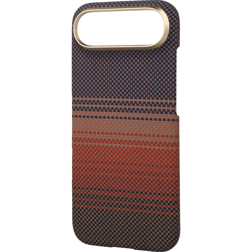 Aramid Handyhülle für iPhone Air, PITAKA Ultra-Slim Case mit MagSafe, Braun-schwarz