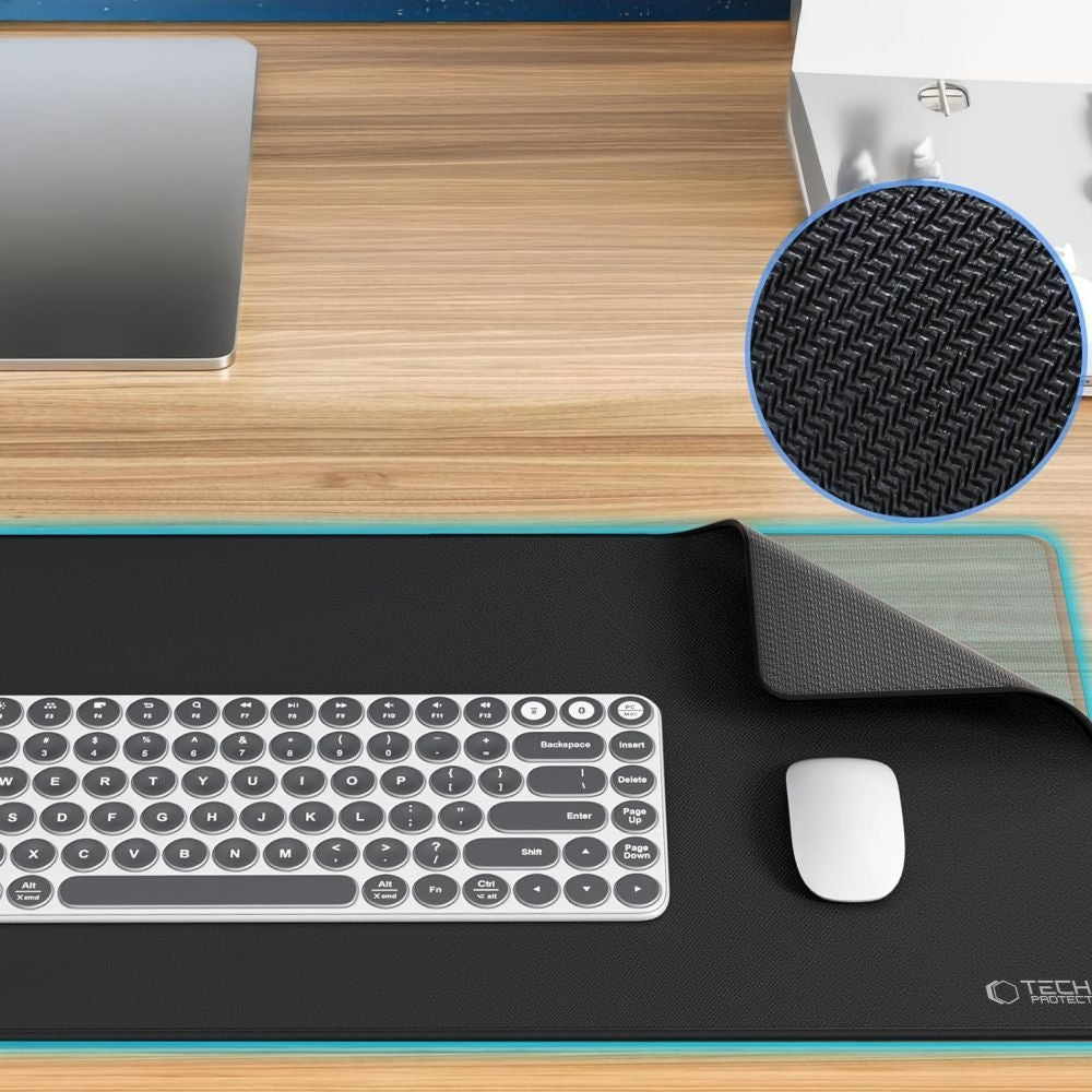 Gaming-Schreibtisch-Mauspad, Tech-Protect A100 Mouse Pad 100x50cm, Schwarz