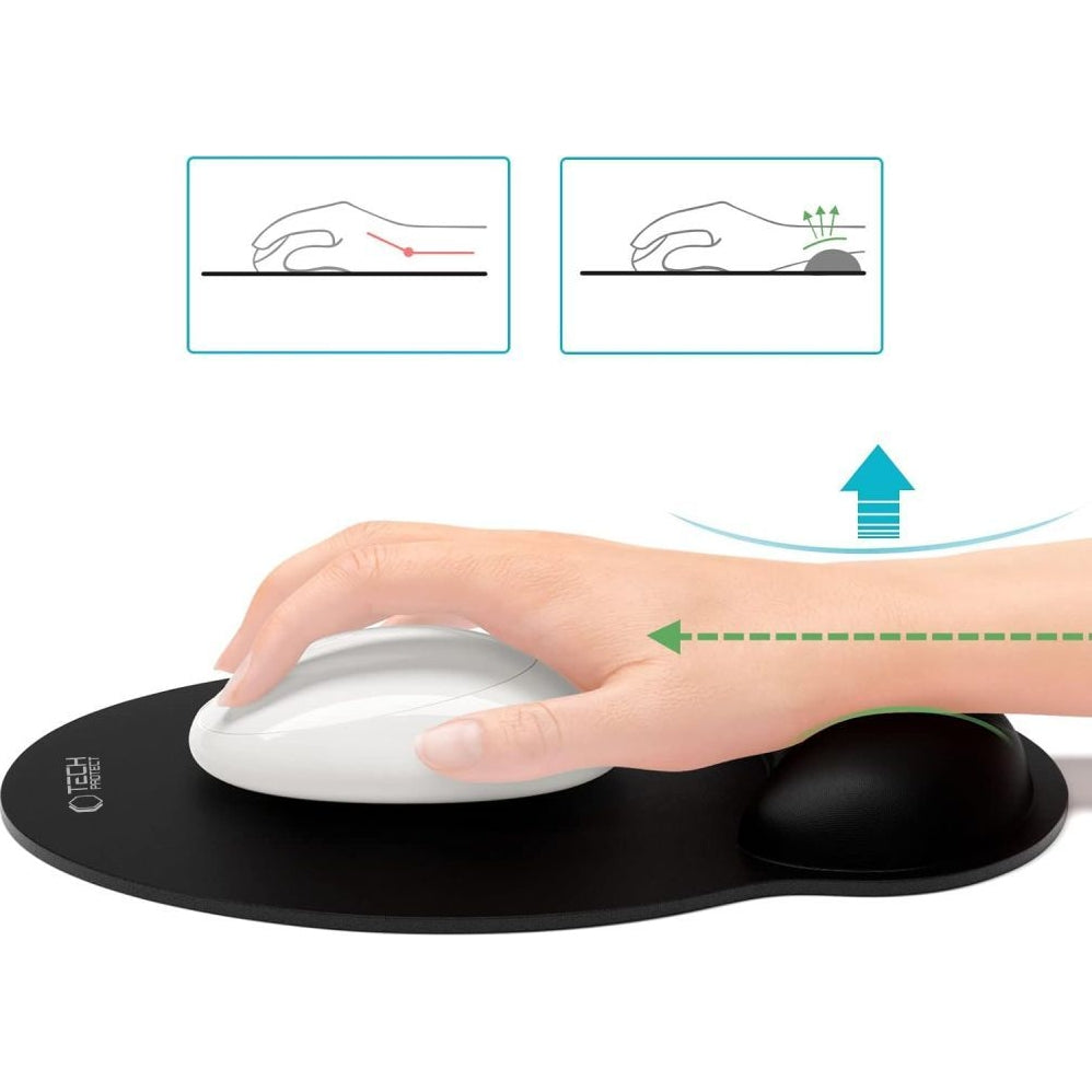 Gaming-Schreibtisch-Mauspad, Tech-Protect A200 Mouse Pad, Schwarz