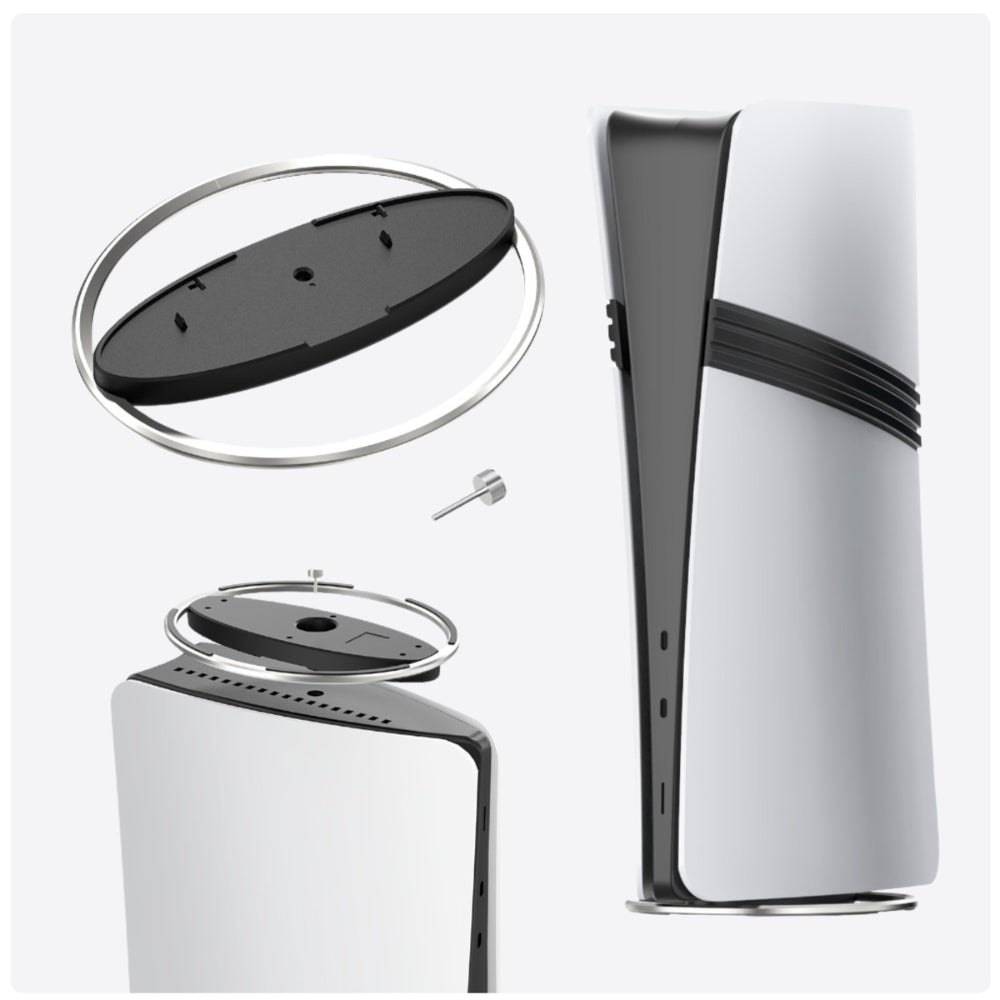 Vertikaler Standfuß YAXO Thunder Impact für PlayStation 5 / Slim / Pro, Silber (1/7)