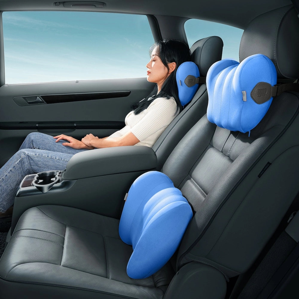 Baseus Comfordride Serie Auto-Kopfstützen-Kissen, Blau