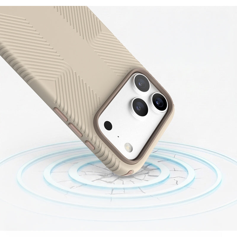 Handyhülle für iPhone 18 Pro, Speck Presidio2 Grip mit MagSafe, Beige (4/9)