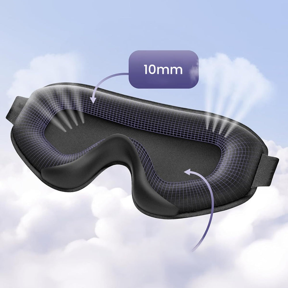 Schlafmaske Wozinsky MSS-11 Eyeshade Schwarz (3/8)