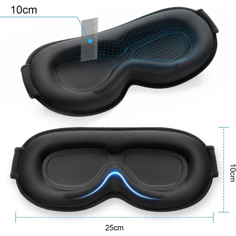 Schlafmaske Wozinsky MSS-11 Eyeshade Schwarz (8/8)