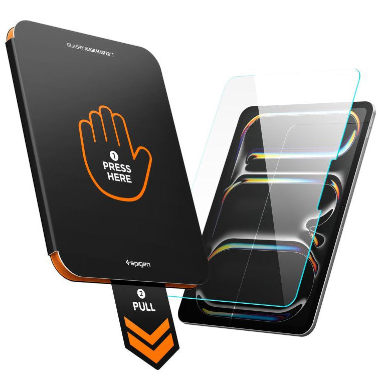 Gehärtetes Glas für iPad Pro 11" 2025 / 2024, Spigen Glas.tR AlignMaster T
