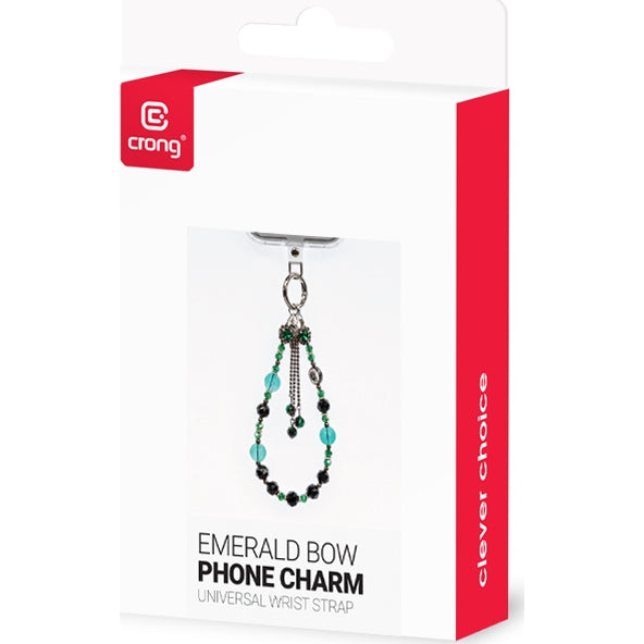 Universal-Handyband für das Handgelenk, Crong Phone Charm, Silberne Meer
