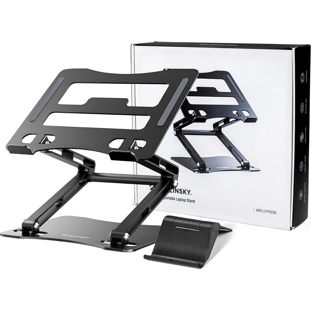 Laptop- und Tabletständer, Wozinsky WRS-CPY75DSB, Schwarz