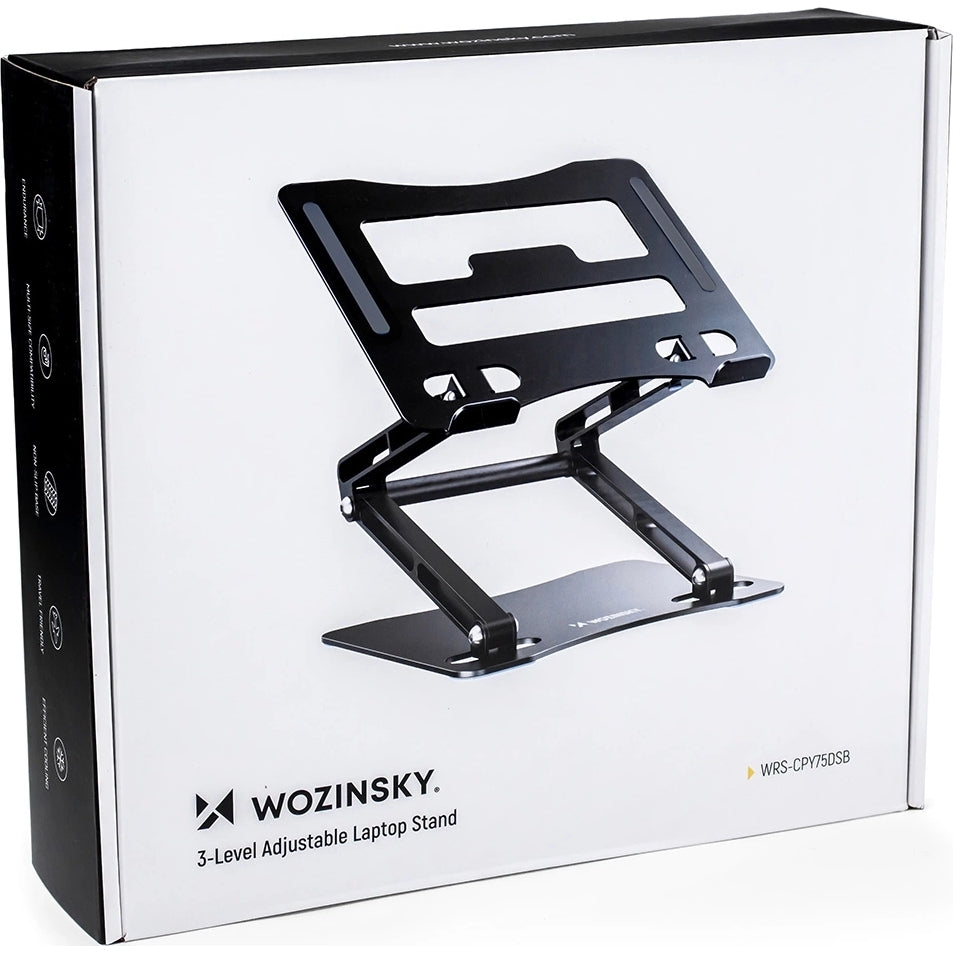 Laptop- und Tabletständer, Wozinsky WRS-CPY75DSB, Schwarz