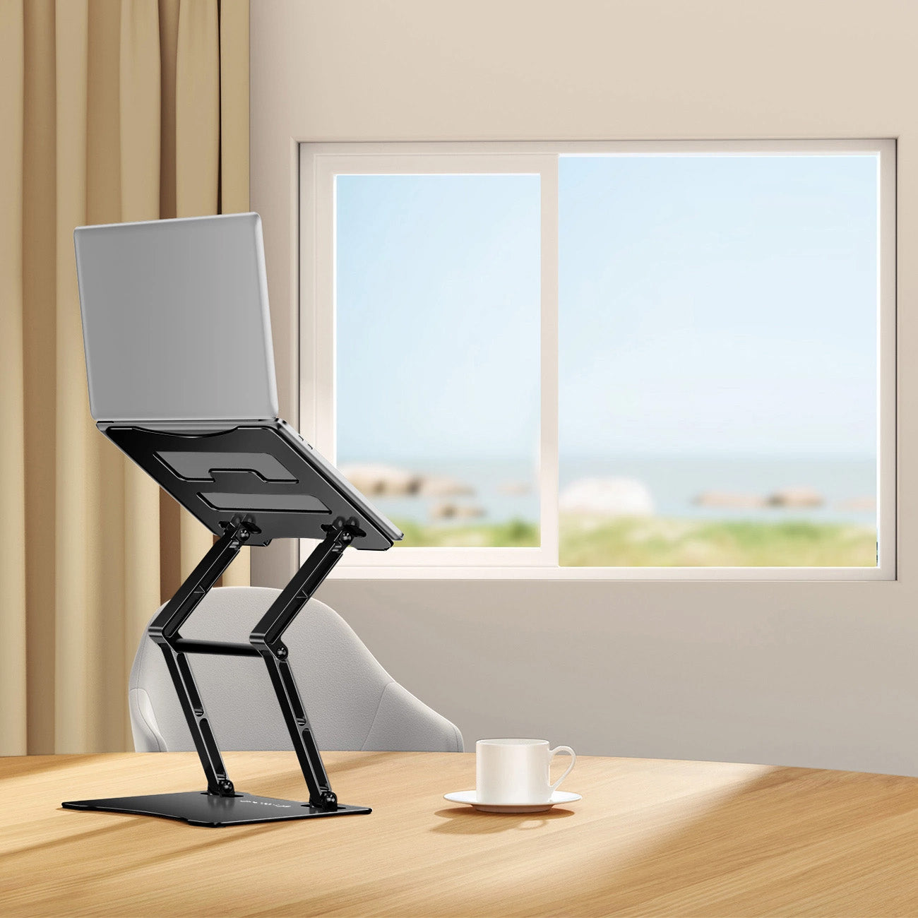 Laptop- und Tabletständer, Wozinsky WRS-CPY75DSB, Schwarz
