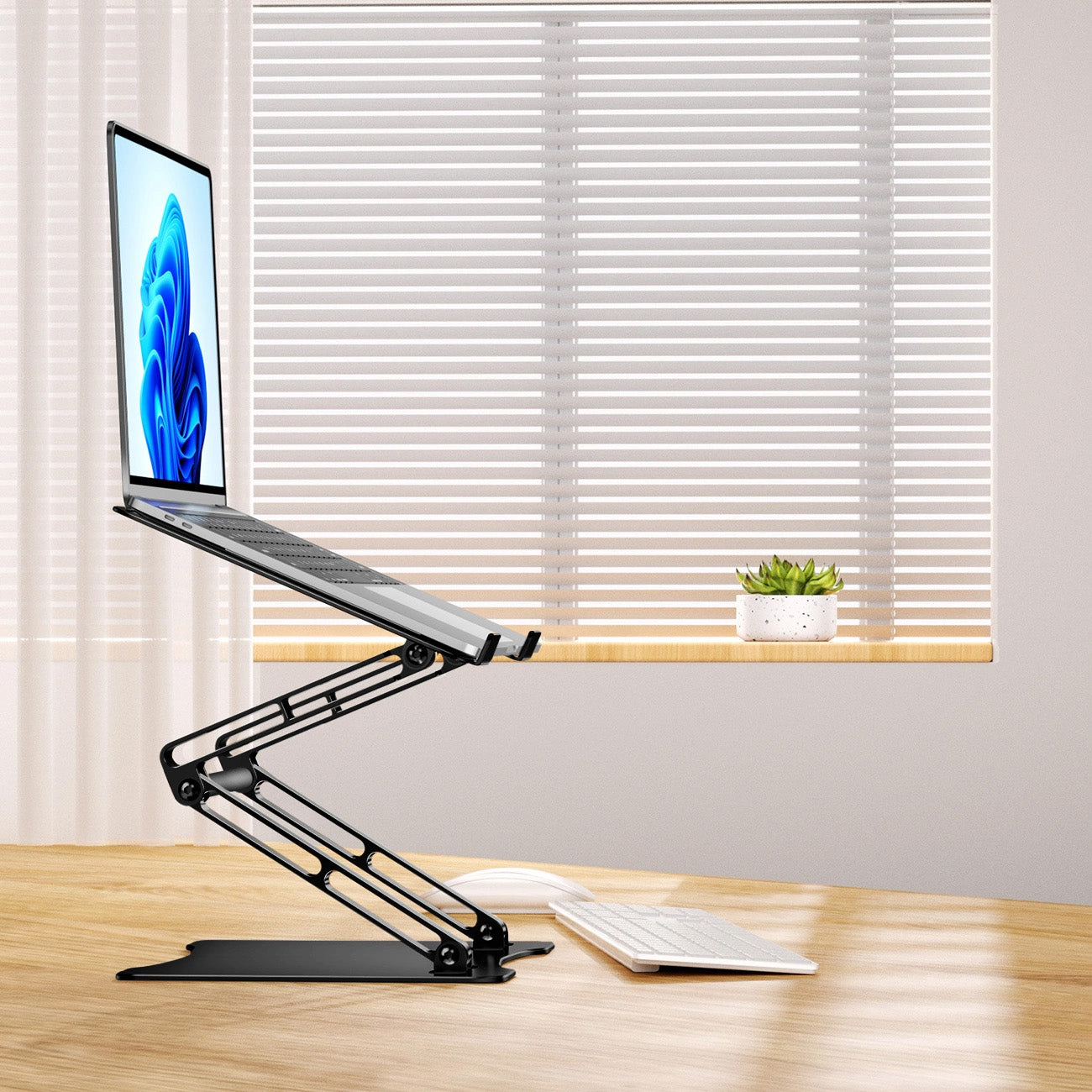 Laptop- und Tabletständer, Wozinsky WRS-CPY75DSB, Schwarz