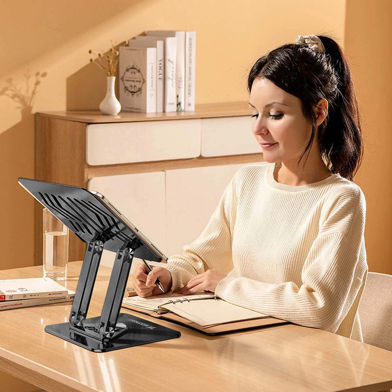 Laptop- und Tabletständer, drehbar, Wozinsky WRS-CPY84SB, Schwarz