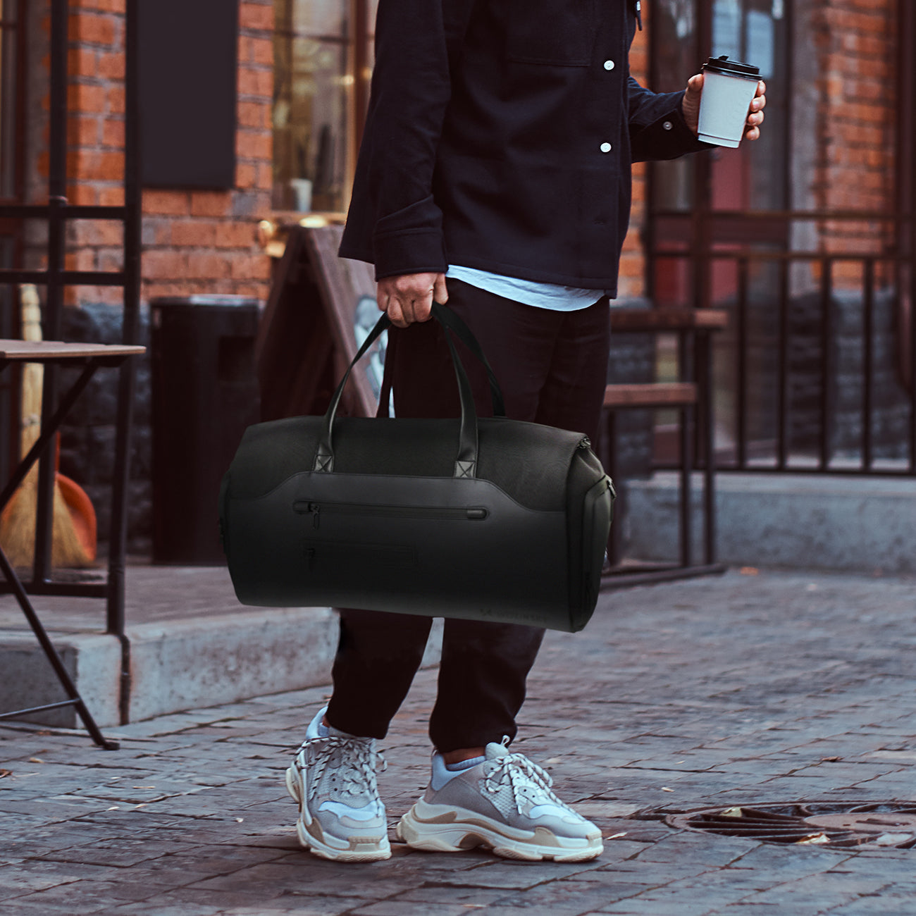 Reisetasche 45 l, Wozinsky Premium WO928Y8S, Schwarz