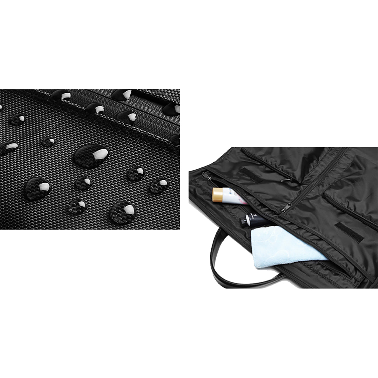 Reisetasche 45 l, Wozinsky Premium WO928Y8S, Schwarz