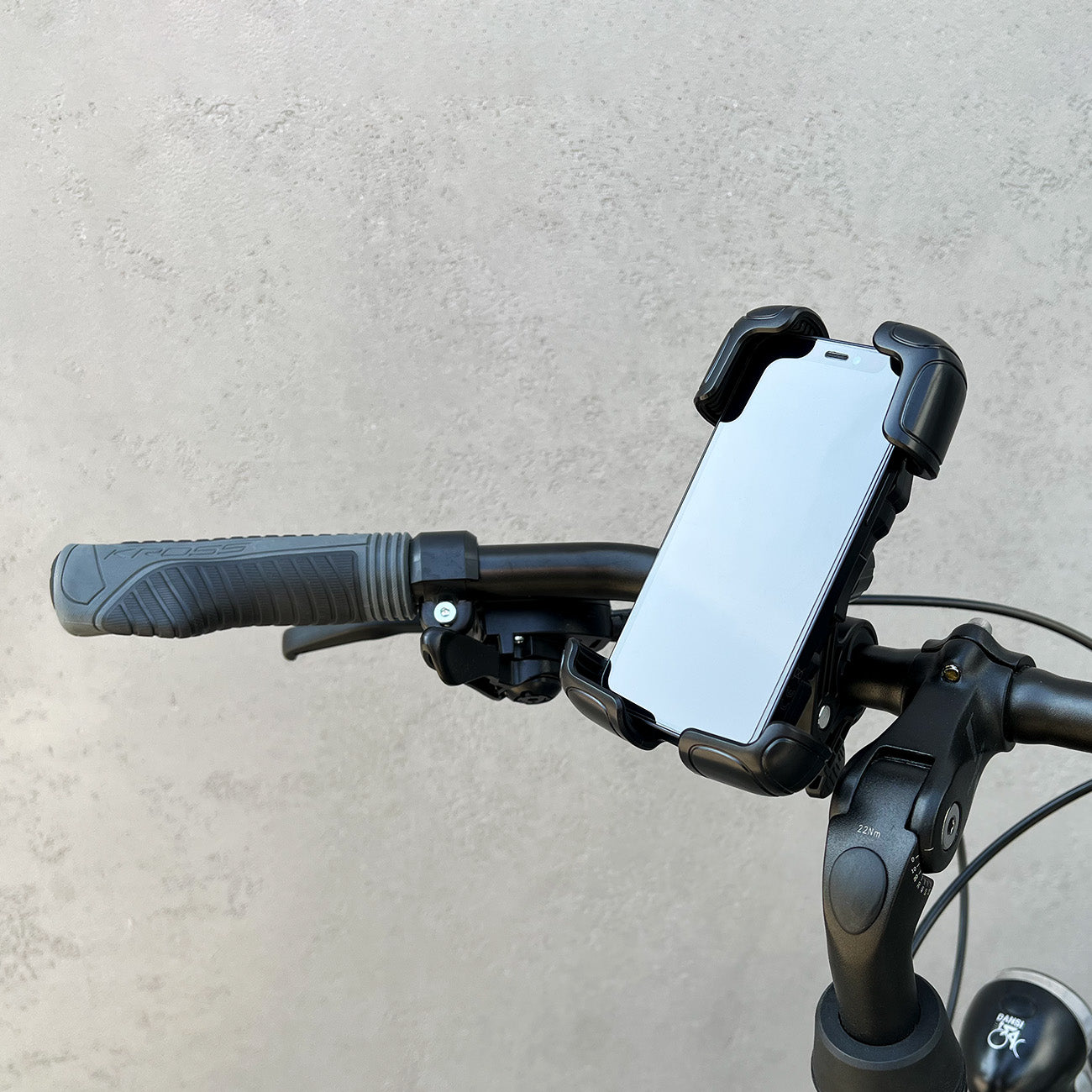 Fahrrad Handyhalterung für Smartphone für den Lenker, Wozinsky Active WBHBK6, Schwarz