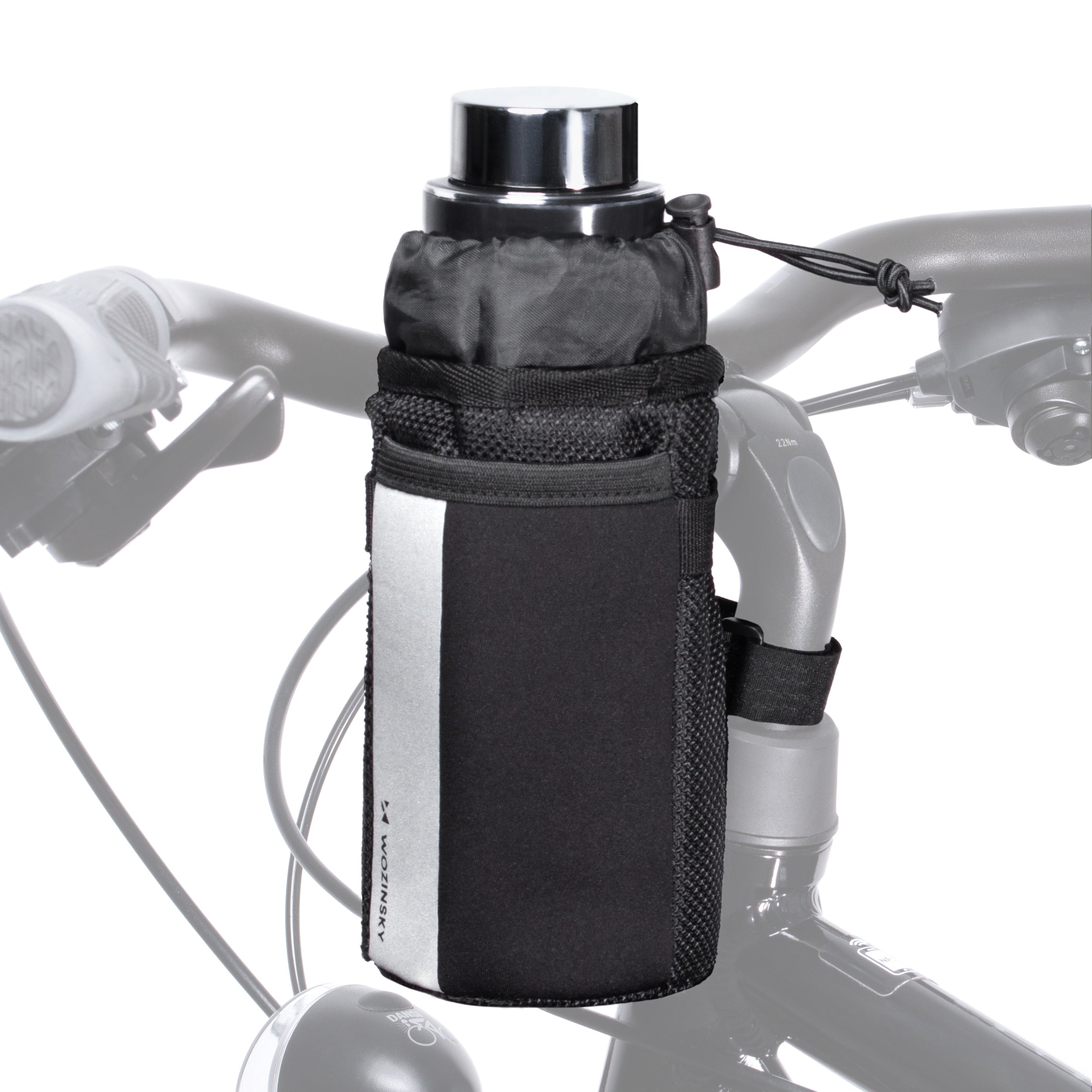 Thermotasche für Trinkflasche 1 l, Wozinsky Active WBB29BK, Schwarz