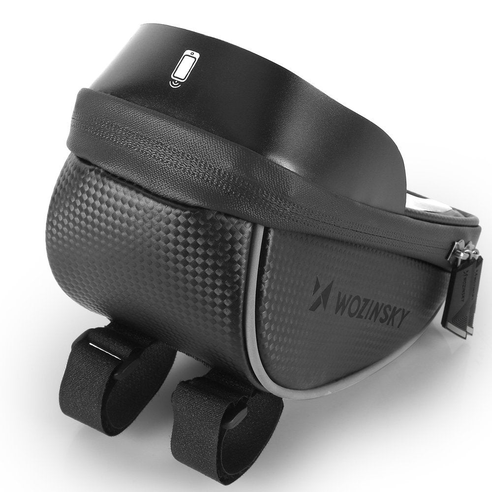 Fahrrad Lenkertasche mit Handyhalterung, Wozinsky Active WBB16BK, Schwarz