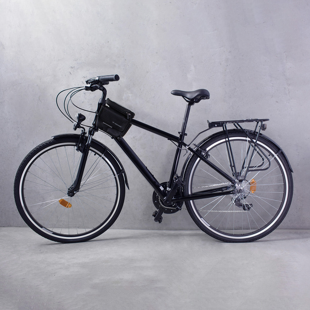 Fahrradrahmentasche mit Handyhülle, Wozinsky Active WBB26BK, Schwarz