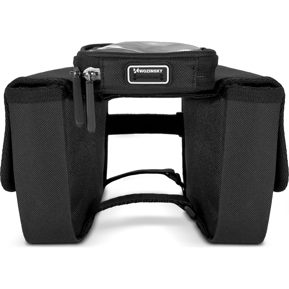 Fahrradrahmentasche mit Handyhülle, Wozinsky Active WBB26BK, Schwarz