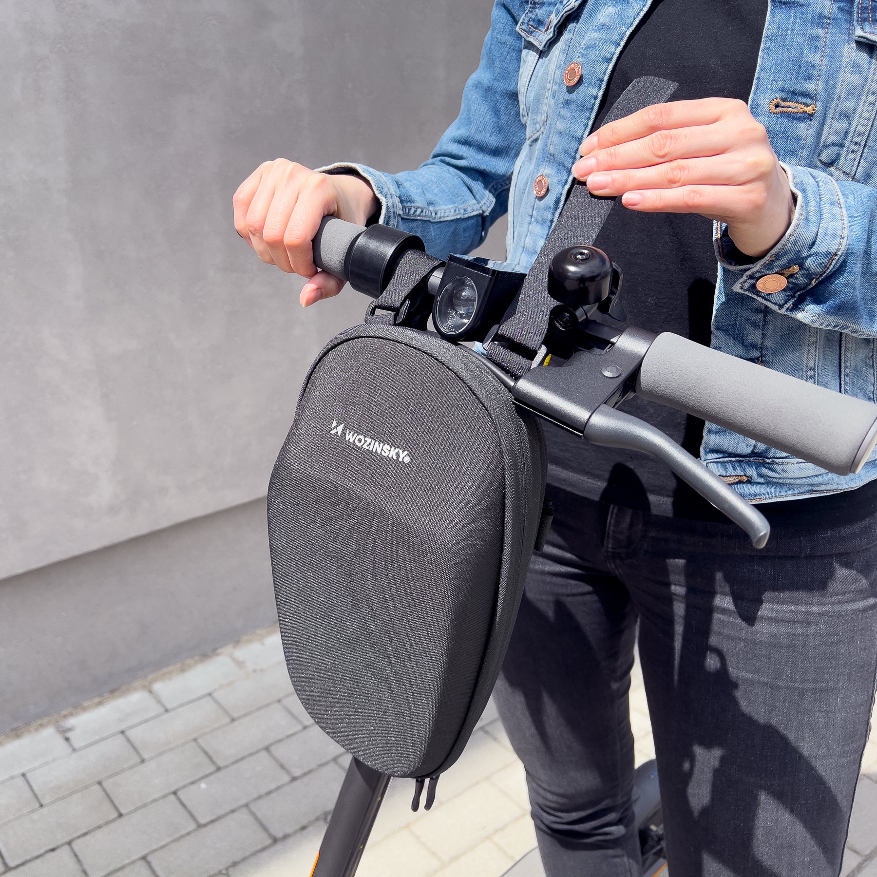 Fahrradtasche für den Lenker, 4 l, Wozinsky Active WSB1BK, Schwarz