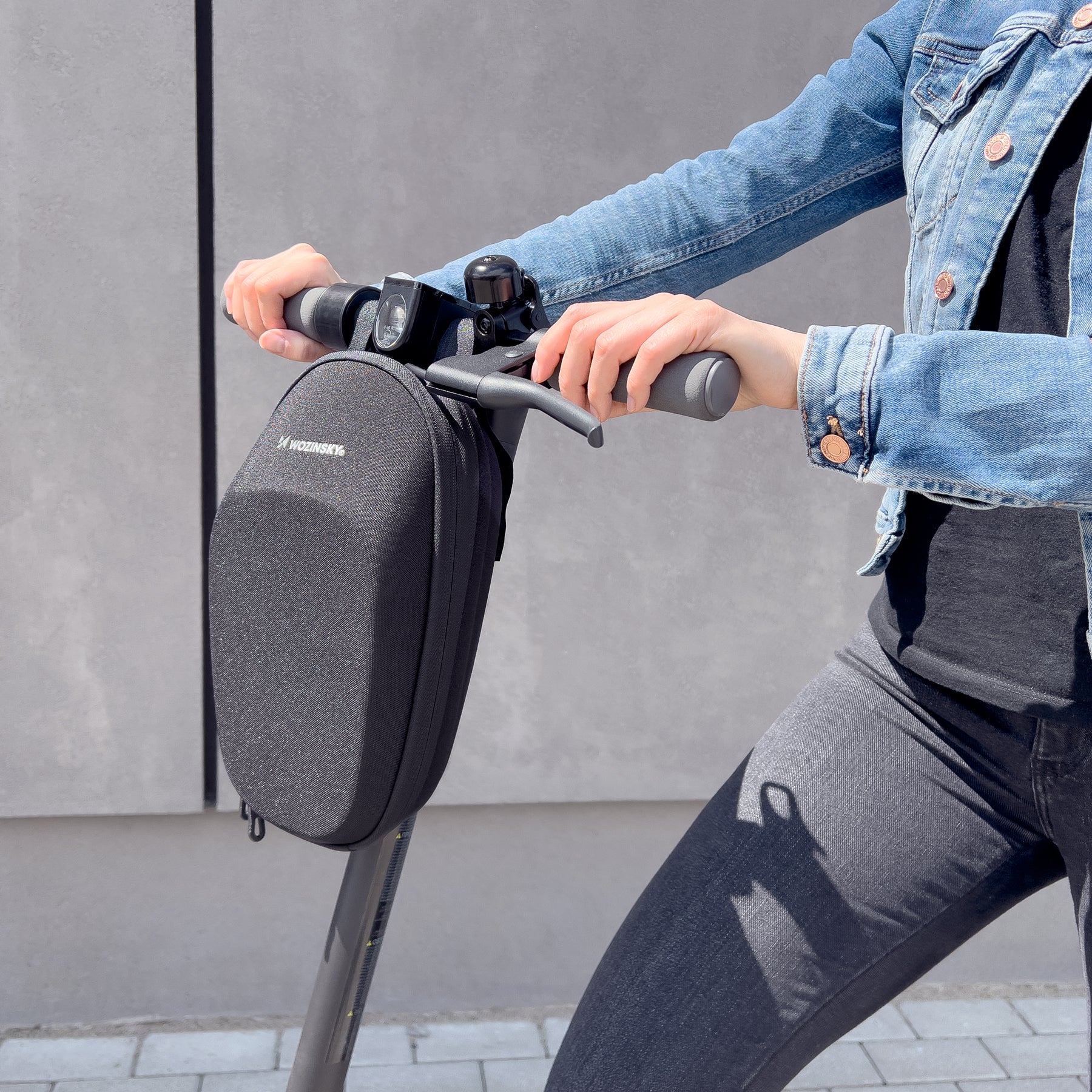 Fahrradtasche für den Lenker, 4 l, Wozinsky Active WSB1BK, Schwarz