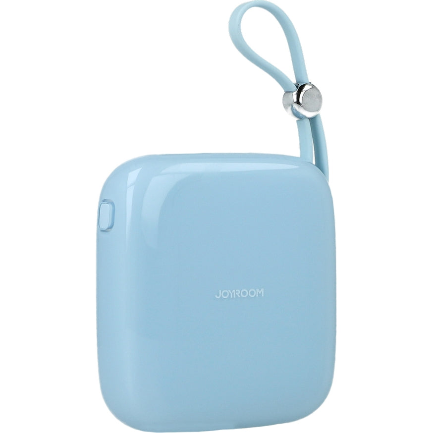 Powerbank Joyroom Jelly Series JR-L004, 10000mAh, USB-A/USB-C, 12W mit USB-C Kabel, Blau