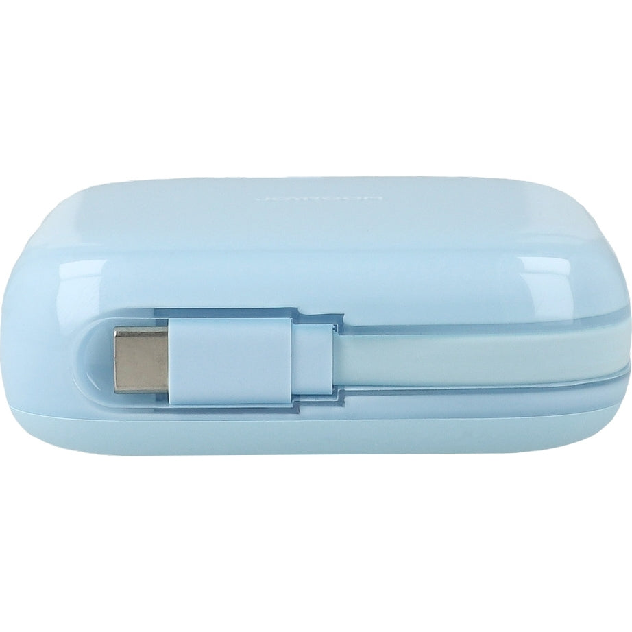 Powerbank Joyroom Jelly Series JR-L004, 10000mAh, USB-A/USB-C, 12W mit USB-C Kabel, Blau