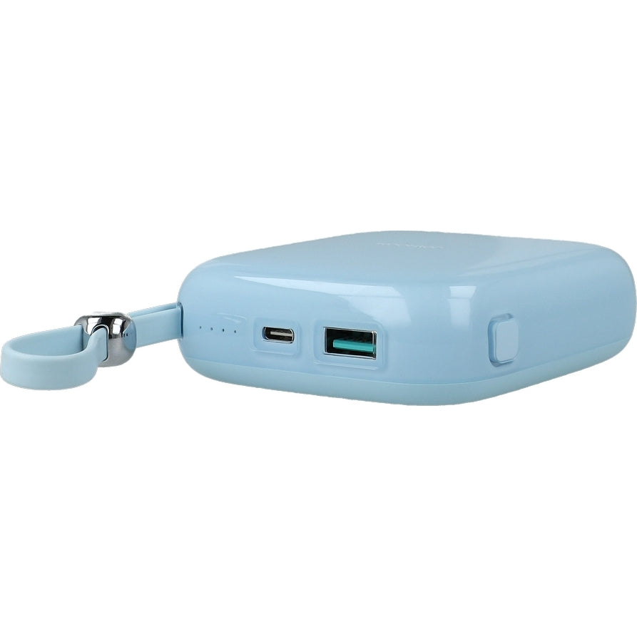 Powerbank Joyroom Jelly Series JR-L004, 10000mAh, USB-A/USB-C, 12W mit USB-C Kabel, Blau