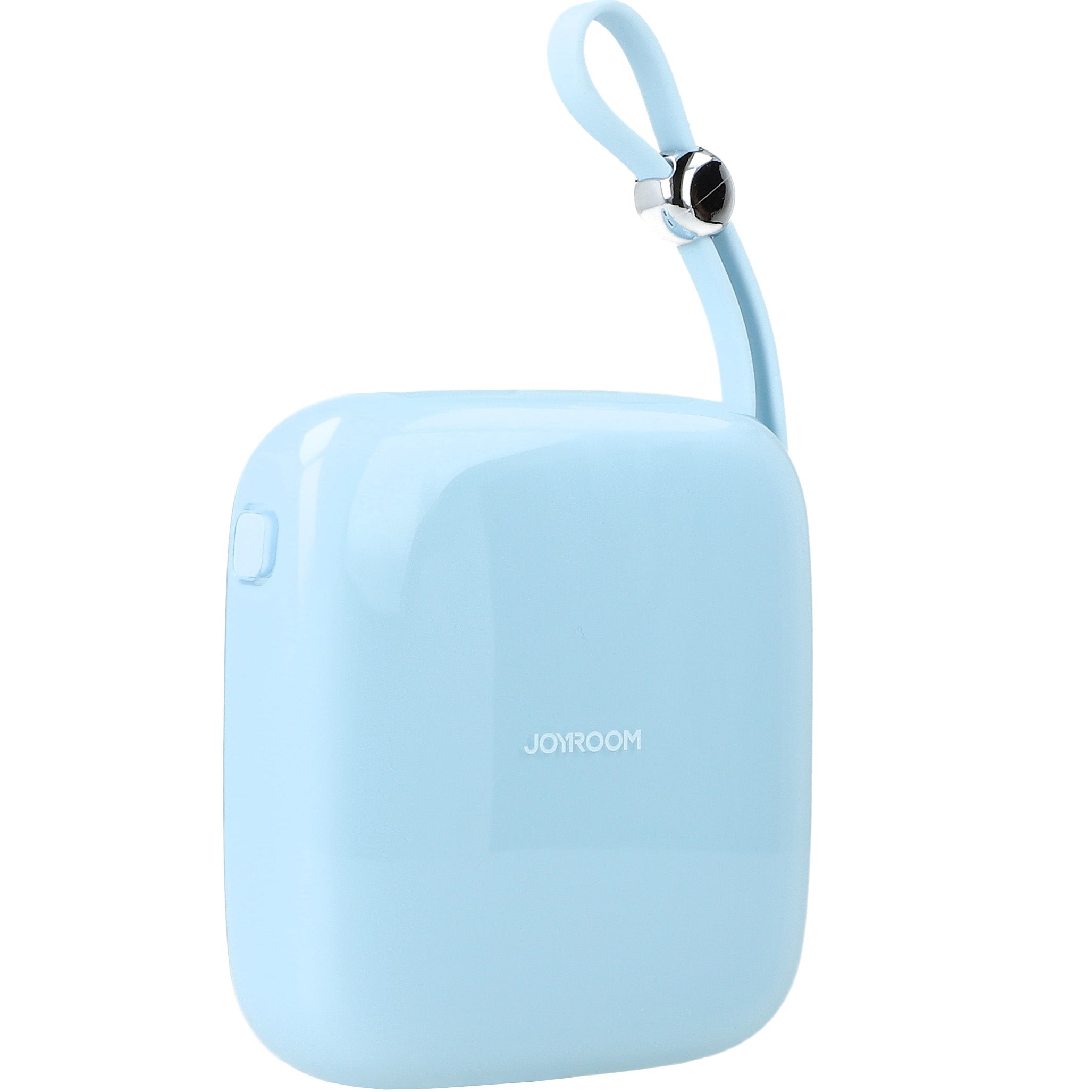 Powerbank Joyroom Jelly Series JR-L005, 10000mAh, USB-A/USB-C, 12W mit Lightning-Kabel, Blau