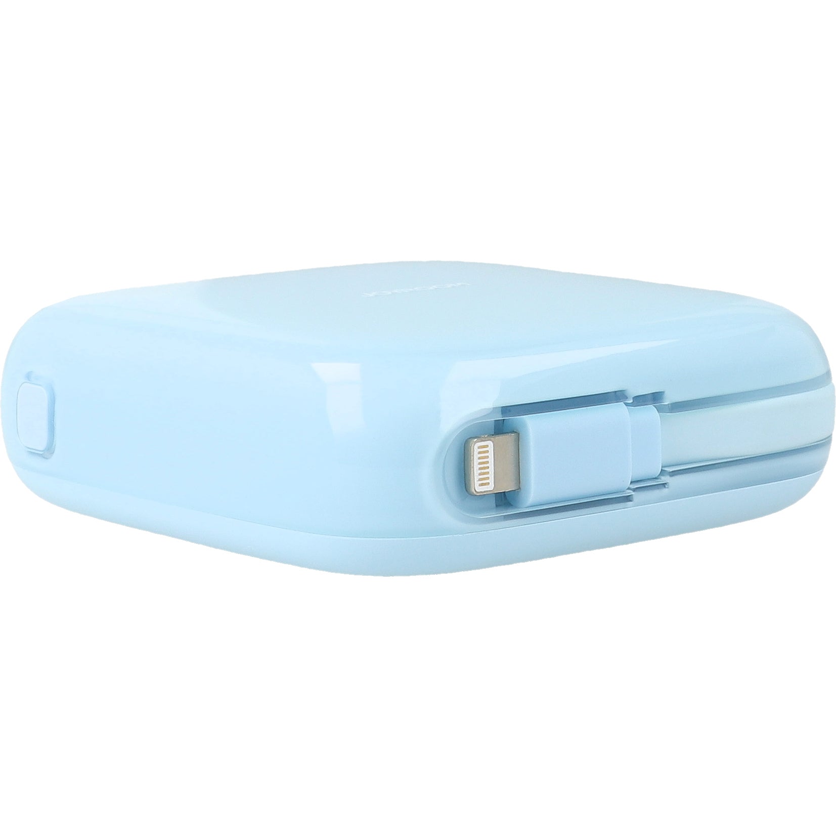 Powerbank Joyroom Jelly Series JR-L005, 10000mAh, USB-A/USB-C, 12W mit Lightning-Kabel, Blau