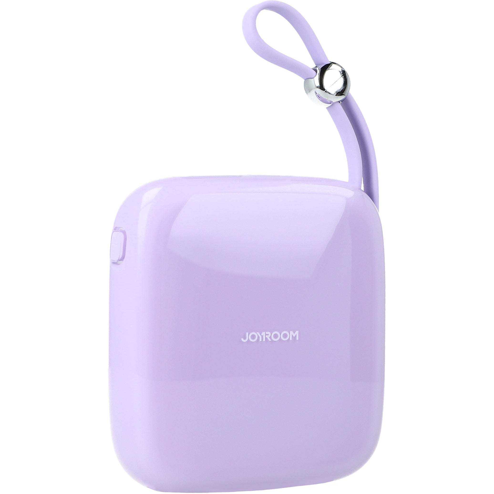 Powerbank Joyroom Jelly Series JR-L005, 10000mAh, USB-A/USB-C, 12W mit Lightning-Kabel, Violett