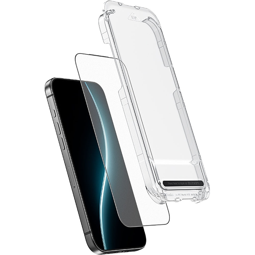 Displayschutzglas für iPhone Air, Benks Joy Touch Matte, Schwarzer Rahmen