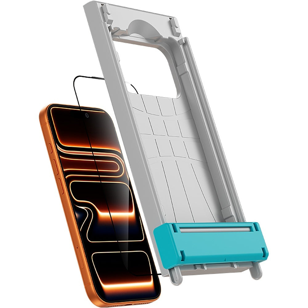 Displayschutzglas für iPhone Air, Benks Glass Warrior 2.0 AR-EZFita, Schwarzer Rahmen